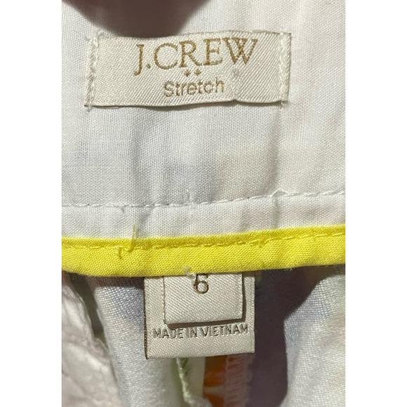 NWOT J Crew Stretch Women's sz 6 Floral Chino Style Shorts - Picture 3 of 5